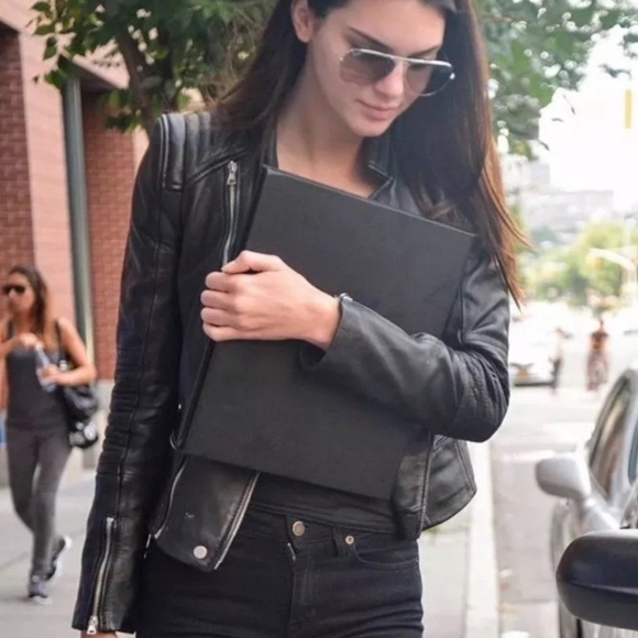 ZARA TRAFALUC Real Sheep Leather Biker Moto Jacket size XS black!!!! - Picture 5 of 12